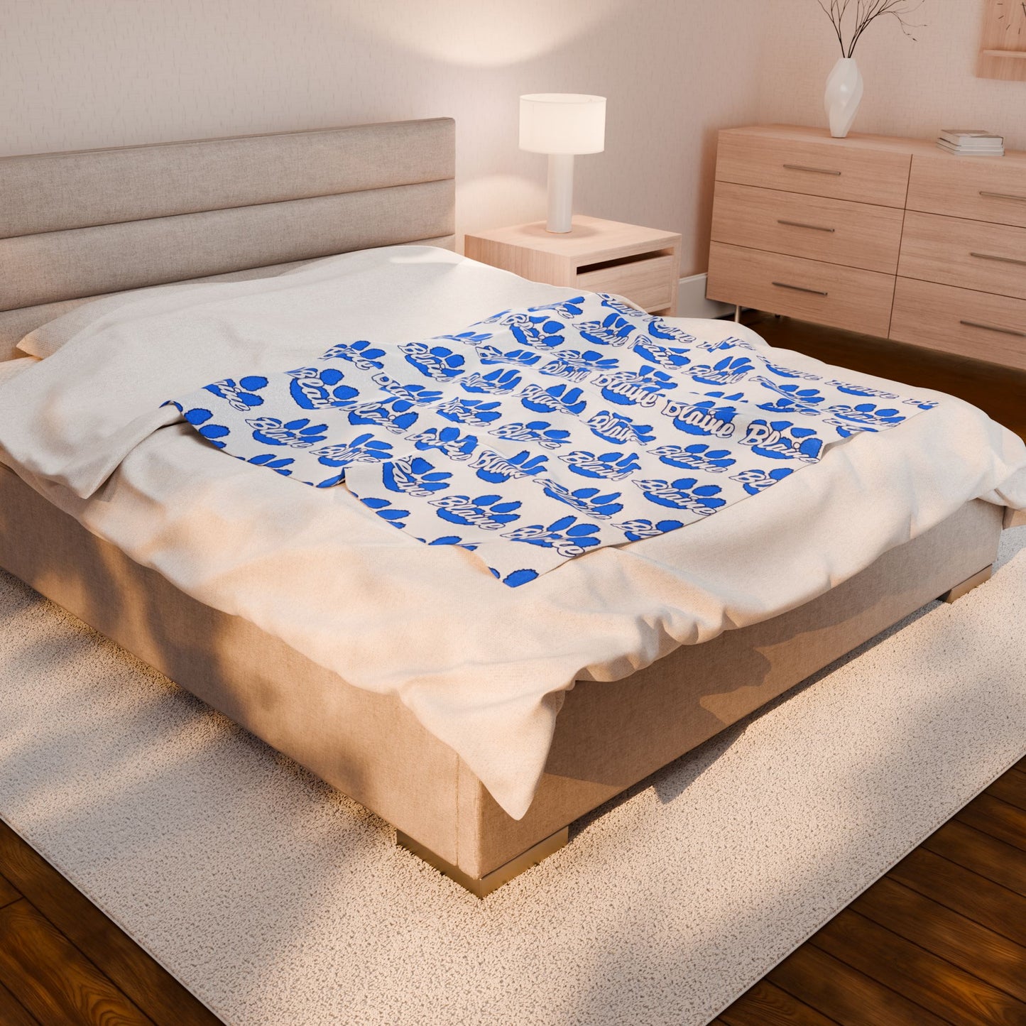 Blaine Bengals ~ Velveteen Plush Blanket