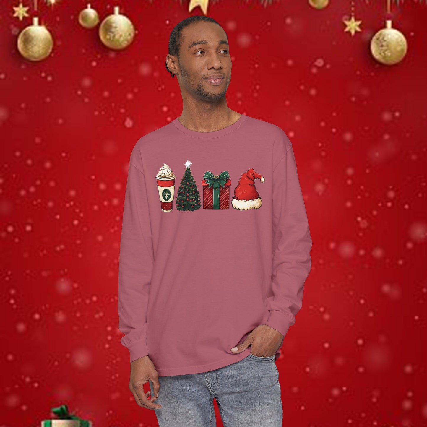 Christmas Icons Long Sleeve T-Shirt