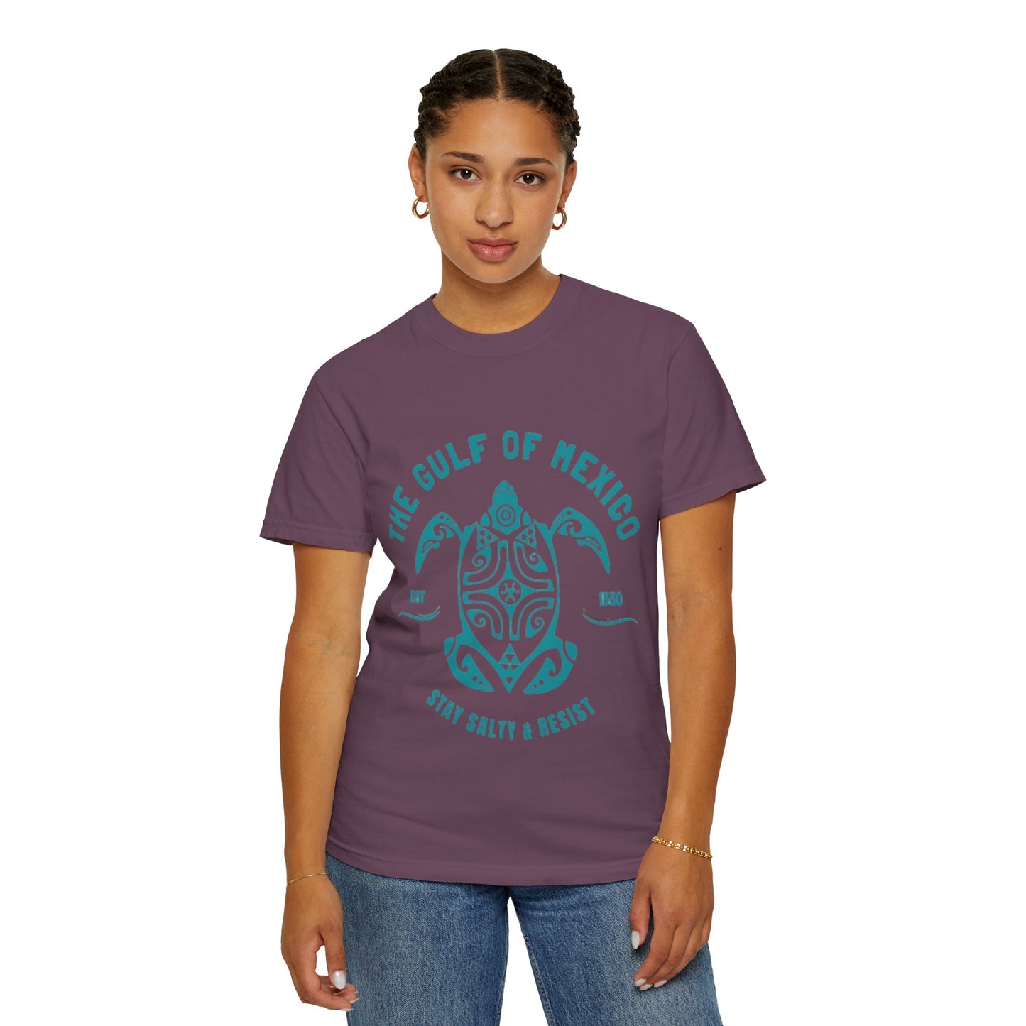 Gulf of Mexico Graphic T-Shirt (Teal Text)