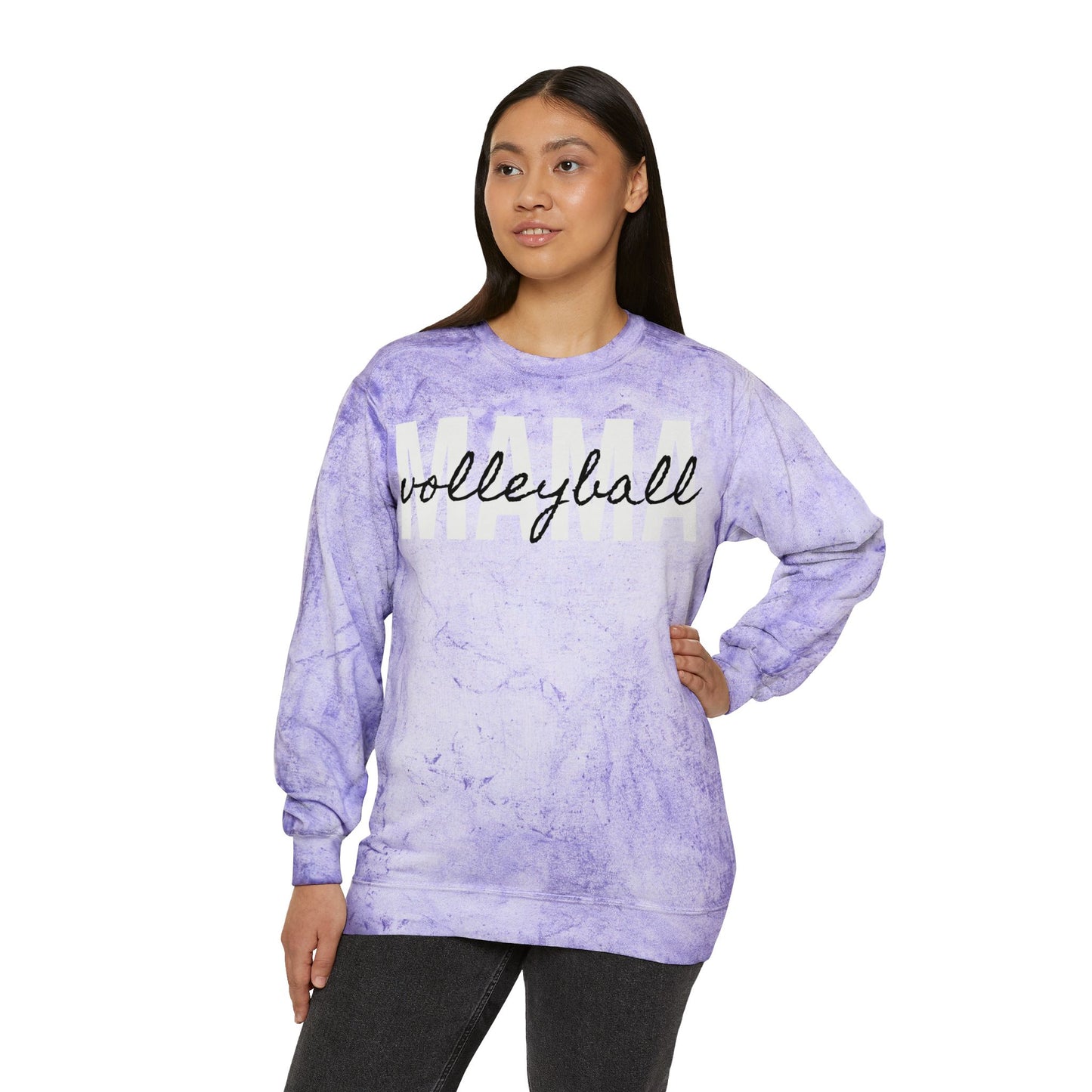 Volleyball Mama Tie Dye Sweatshirt