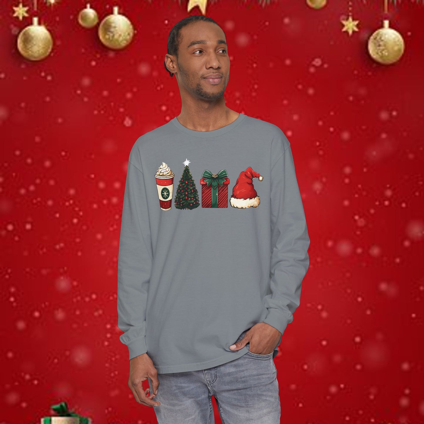 Christmas Icons Long Sleeve T-Shirt