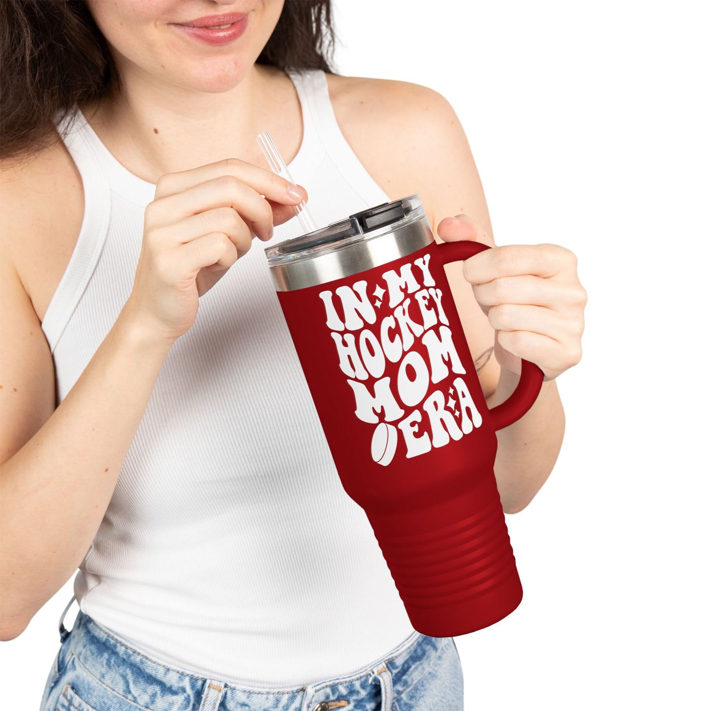 Hockey Mom Era Insulated Travel Mug - 40oz