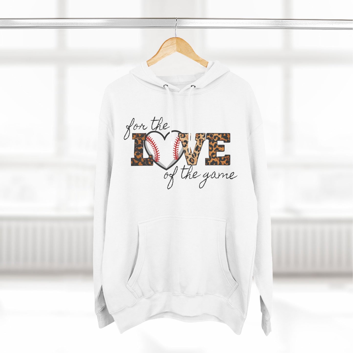 Love of the Game (Leopard Print) Hoodie