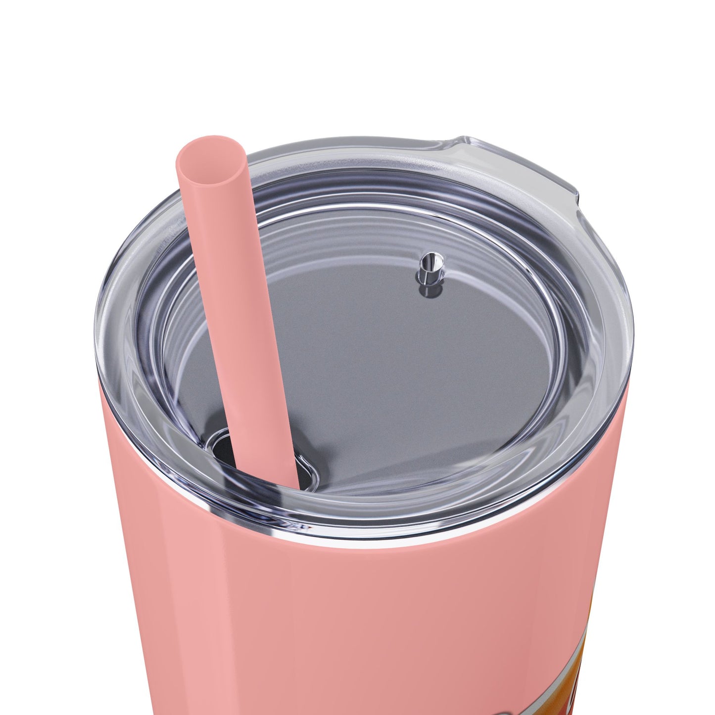 Be a Kind Human Skinny Tumbler with Straw - 20oz
