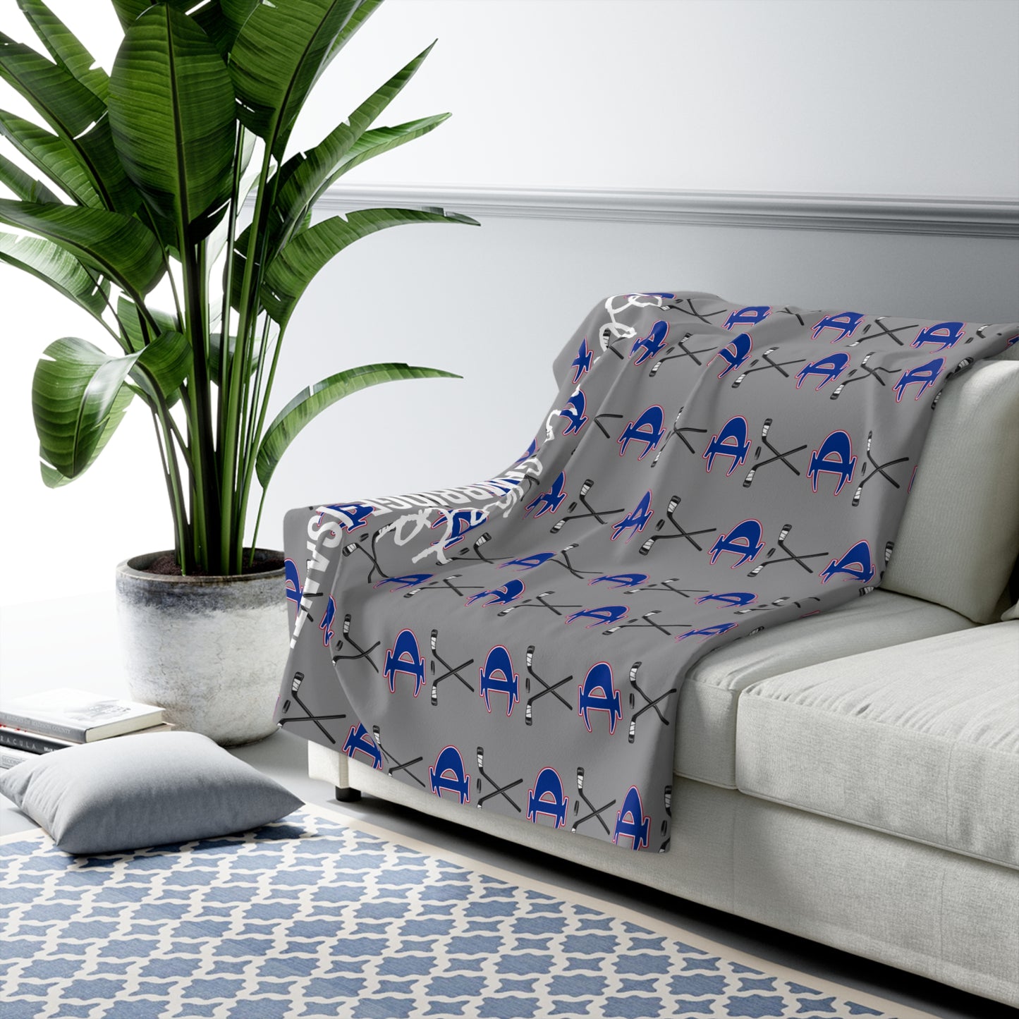 C-I HOCKEY- Sherpa Fleece Blanket