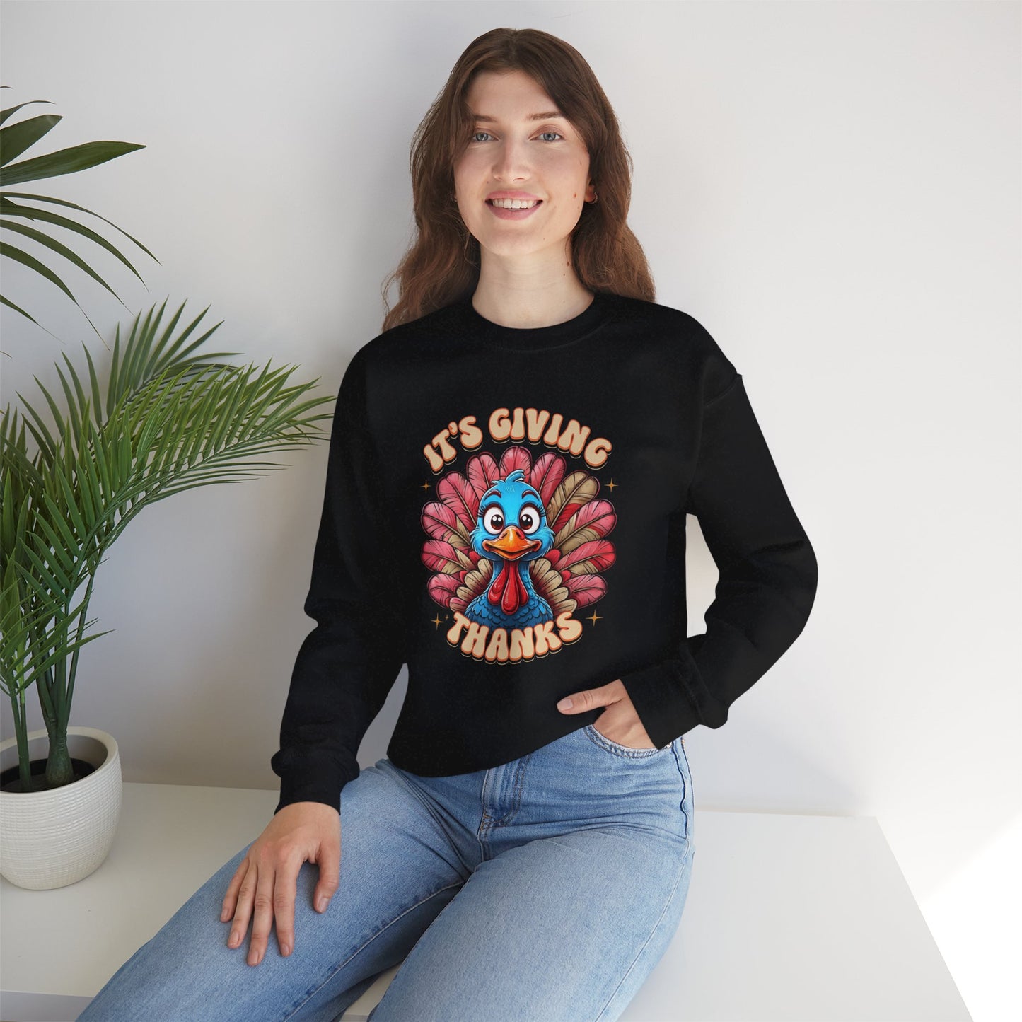 It's Giving Thanks - Thanksgiving Turkey Sweatshirt