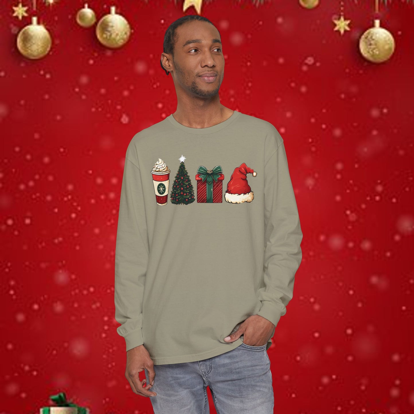 Christmas Icons Long Sleeve T-Shirt