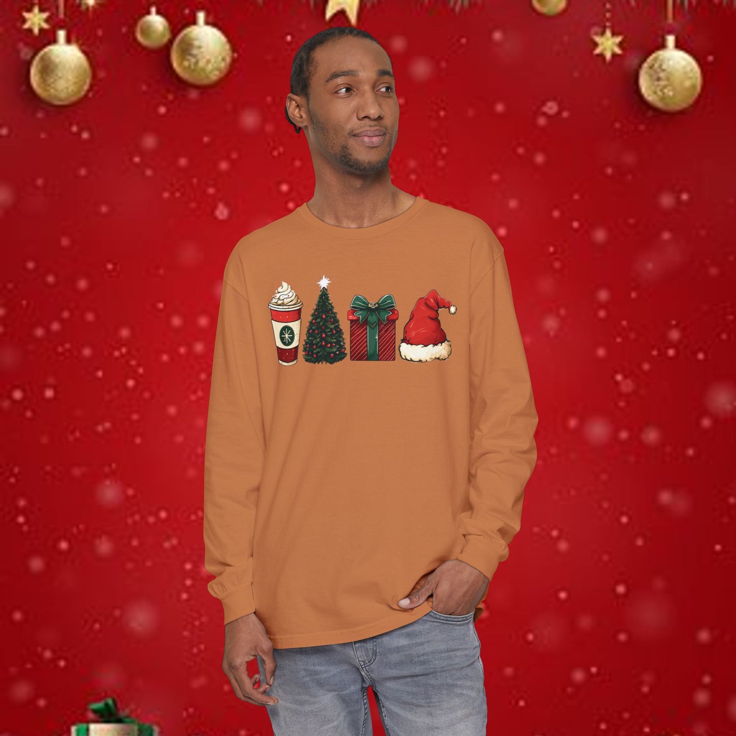 Christmas Icons Long Sleeve T-Shirt