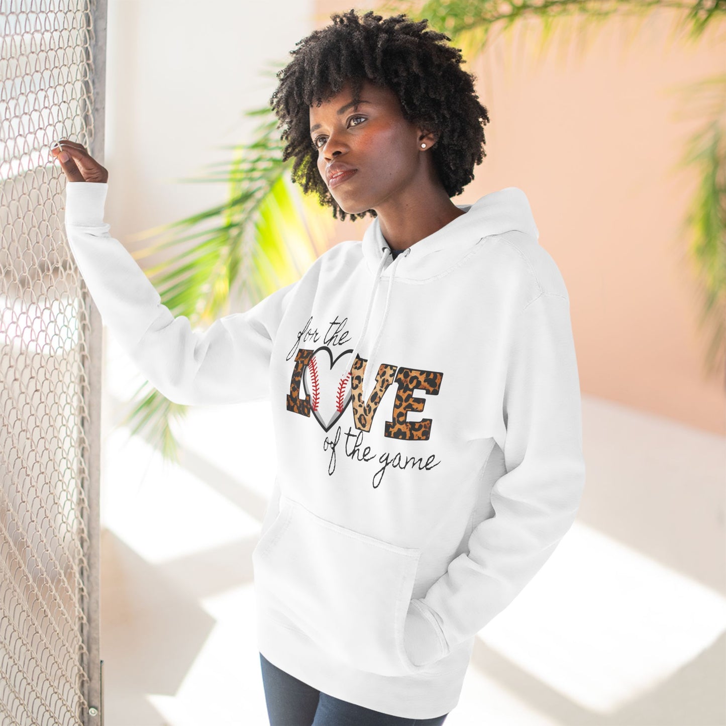 Love of the Game (Leopard Print) Hoodie