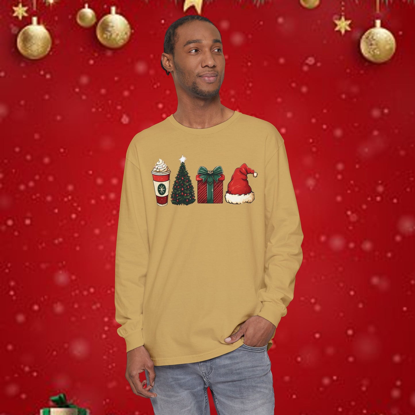 Christmas Icons Long Sleeve T-Shirt