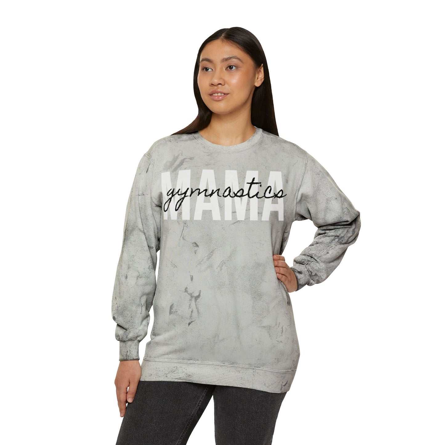 Gymnastics Mama Tie Dye Sweatshirt