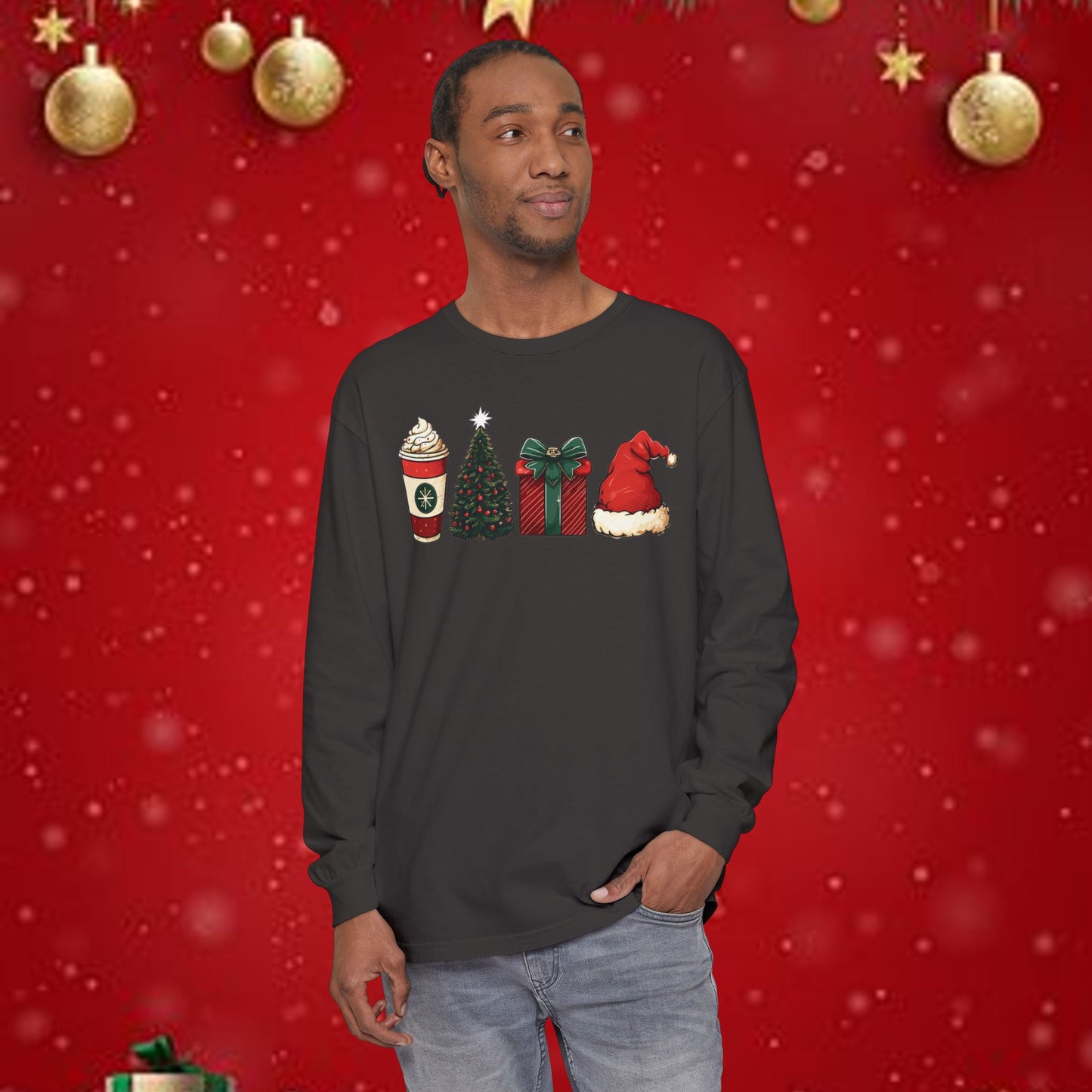 Christmas Icons Long Sleeve T-Shirt