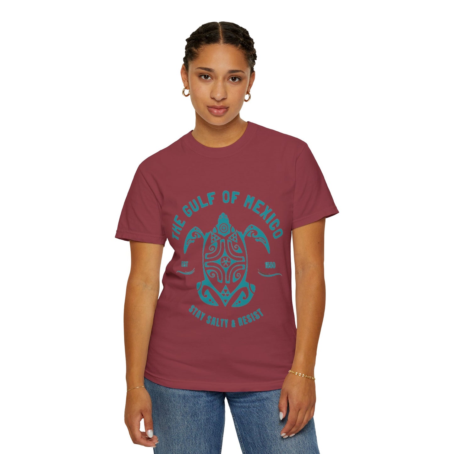 Gulf of Mexico Graphic T-Shirt (Teal Text)
