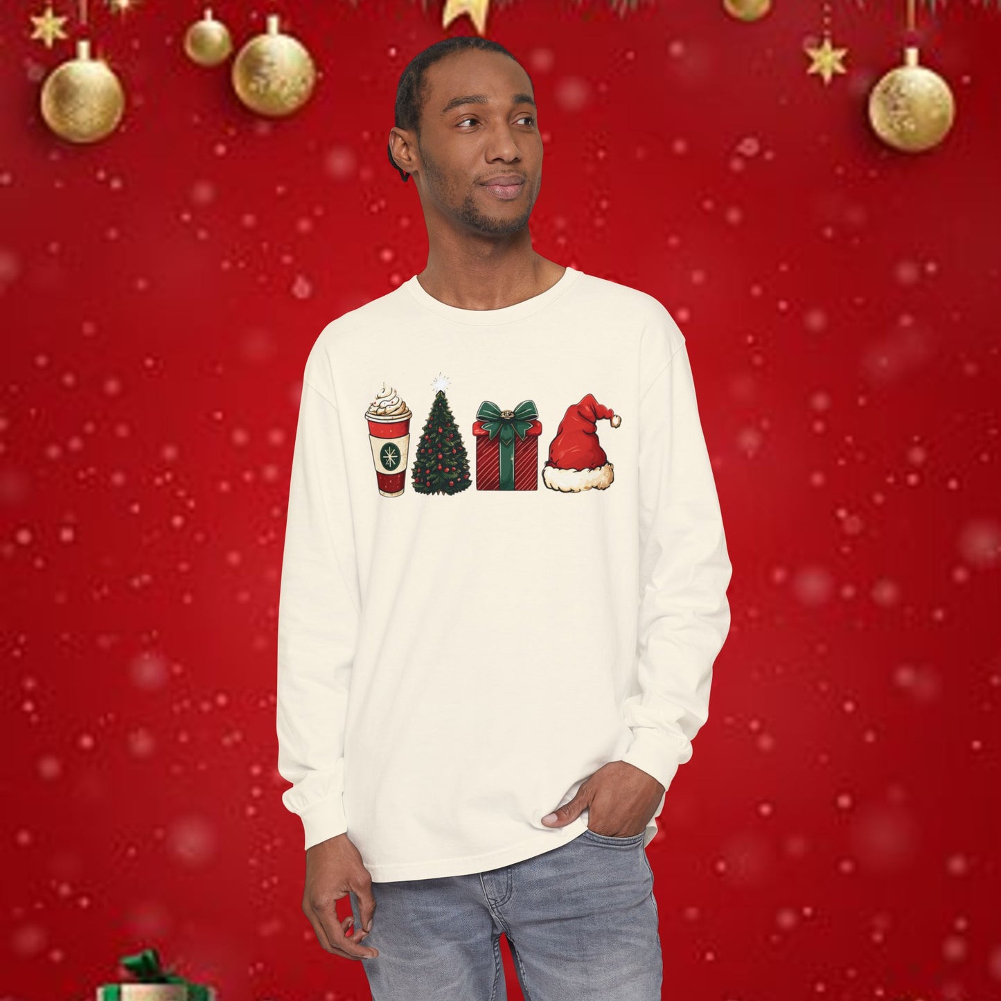 Christmas Icons Long Sleeve T-Shirt