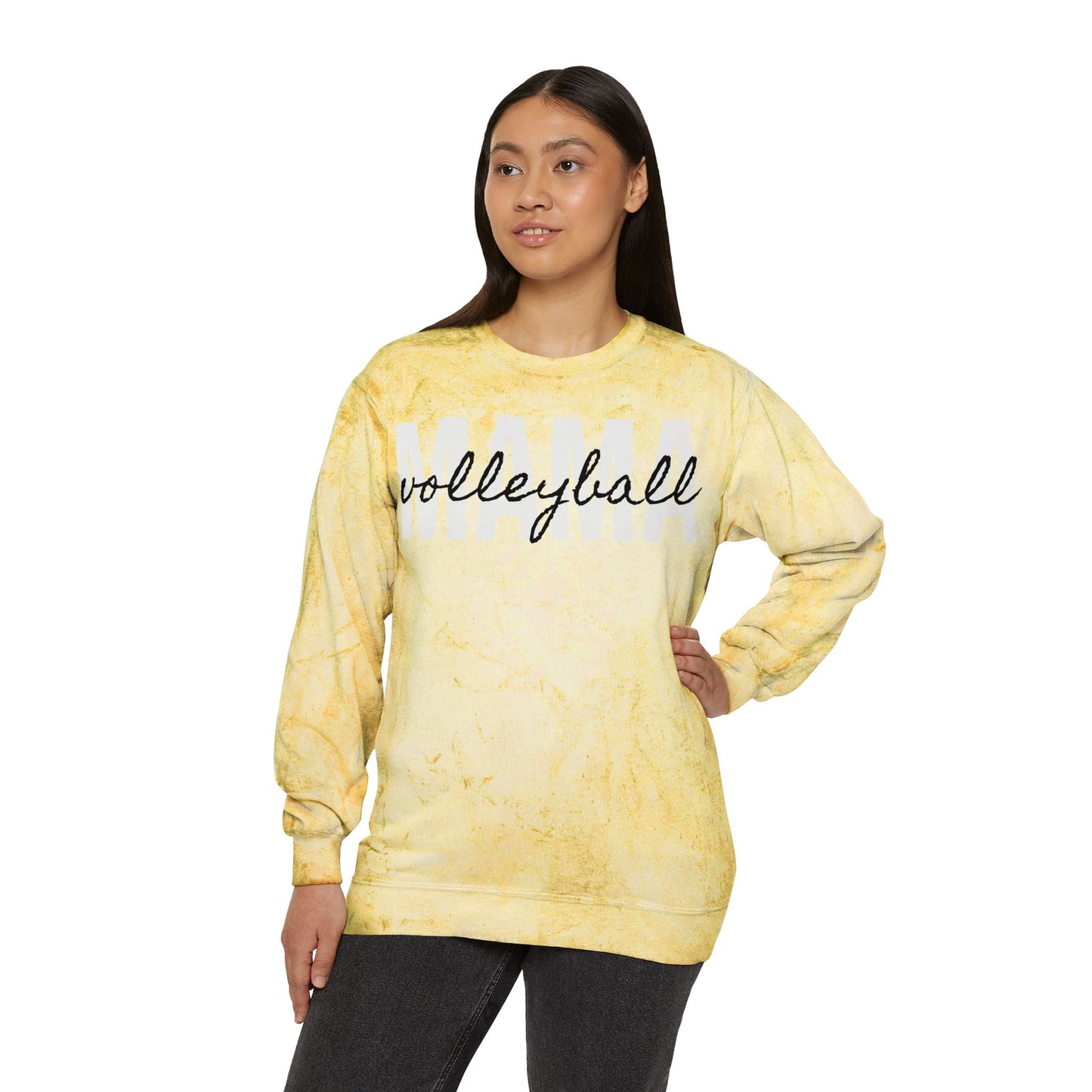 Volleyball Mama Tie Dye Sweatshirt