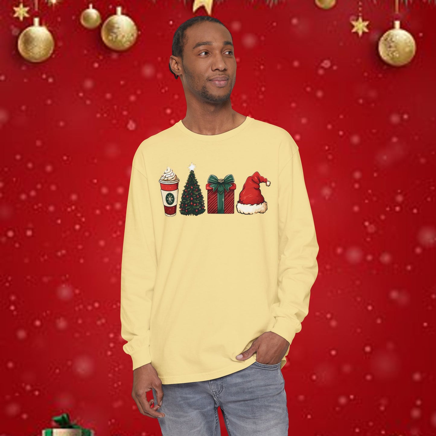 Christmas Icons Long Sleeve T-Shirt