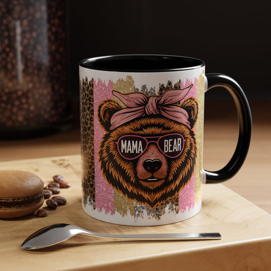 Mama Bear Accent Coffee Mug - 11oz & 15oz