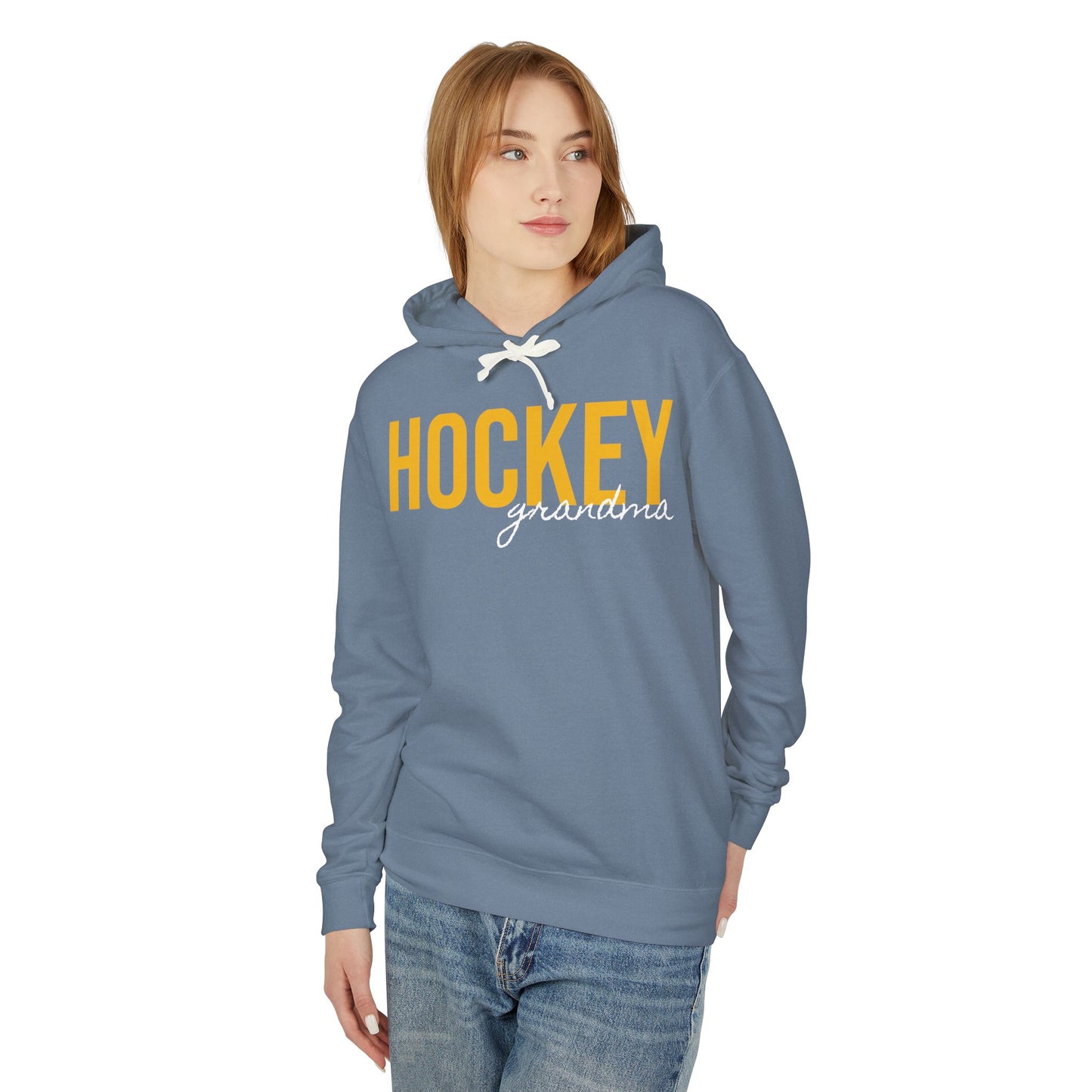 High School Hockey Grandma Lightweight Hoodie