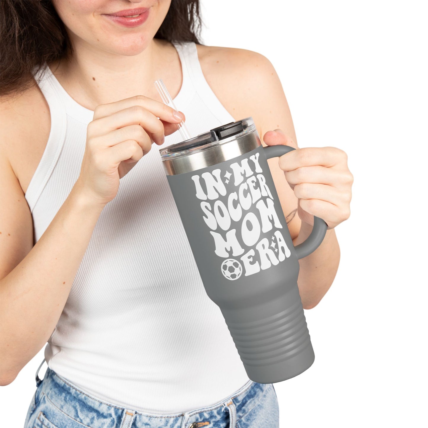 Soccer Mom Era Insulated Travel Mug - 40oz