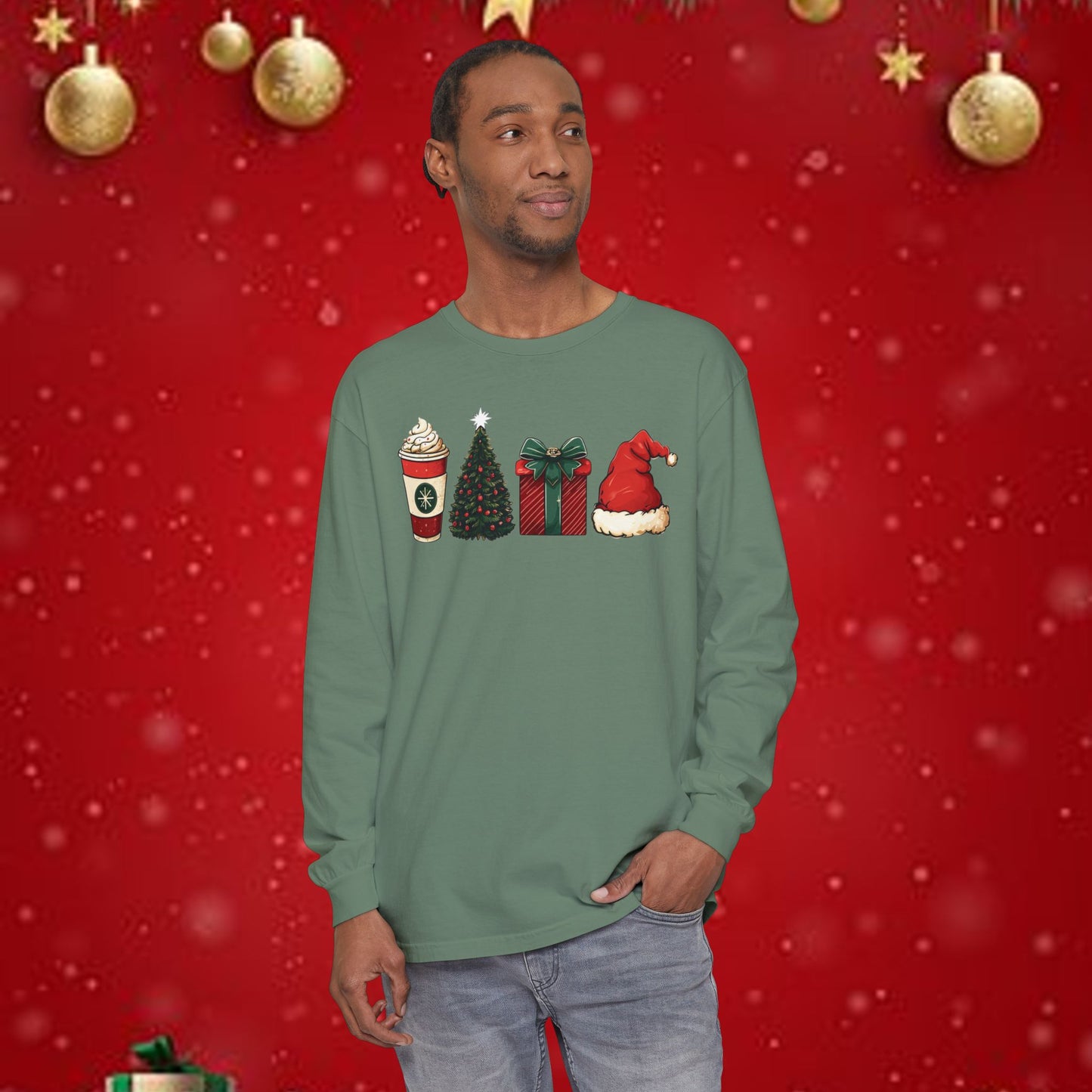 Christmas Icons Long Sleeve T-Shirt