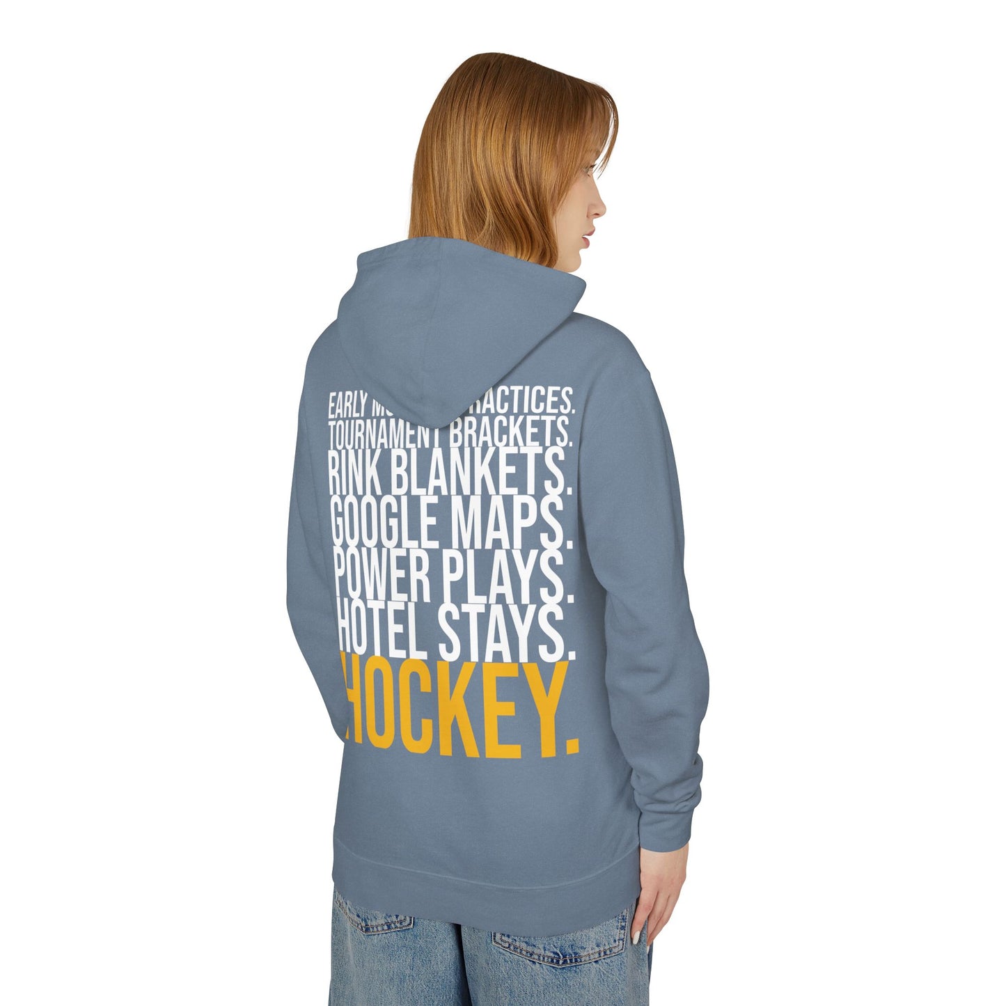 High School Hockey Grandma Lightweight Hoodie