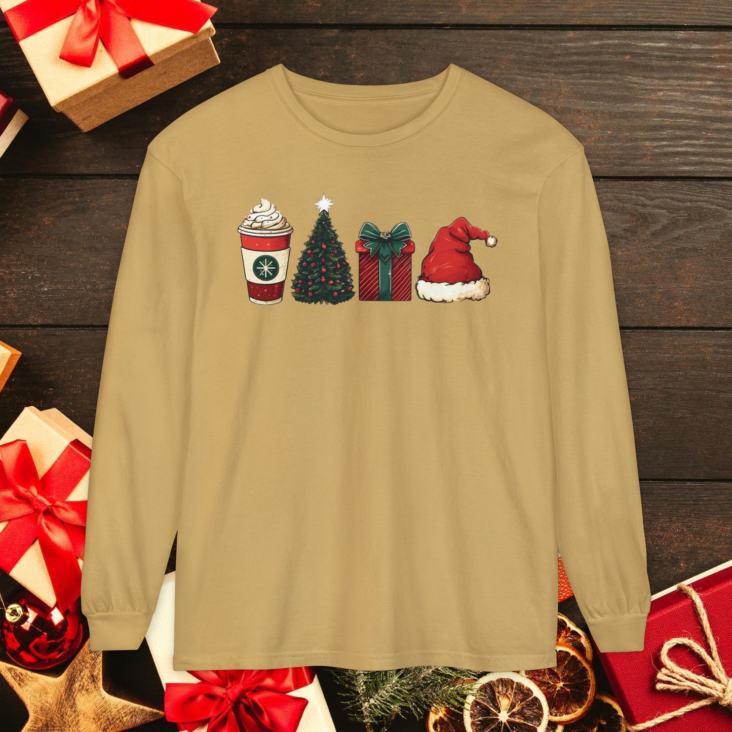 Christmas Icons Long Sleeve T-Shirt