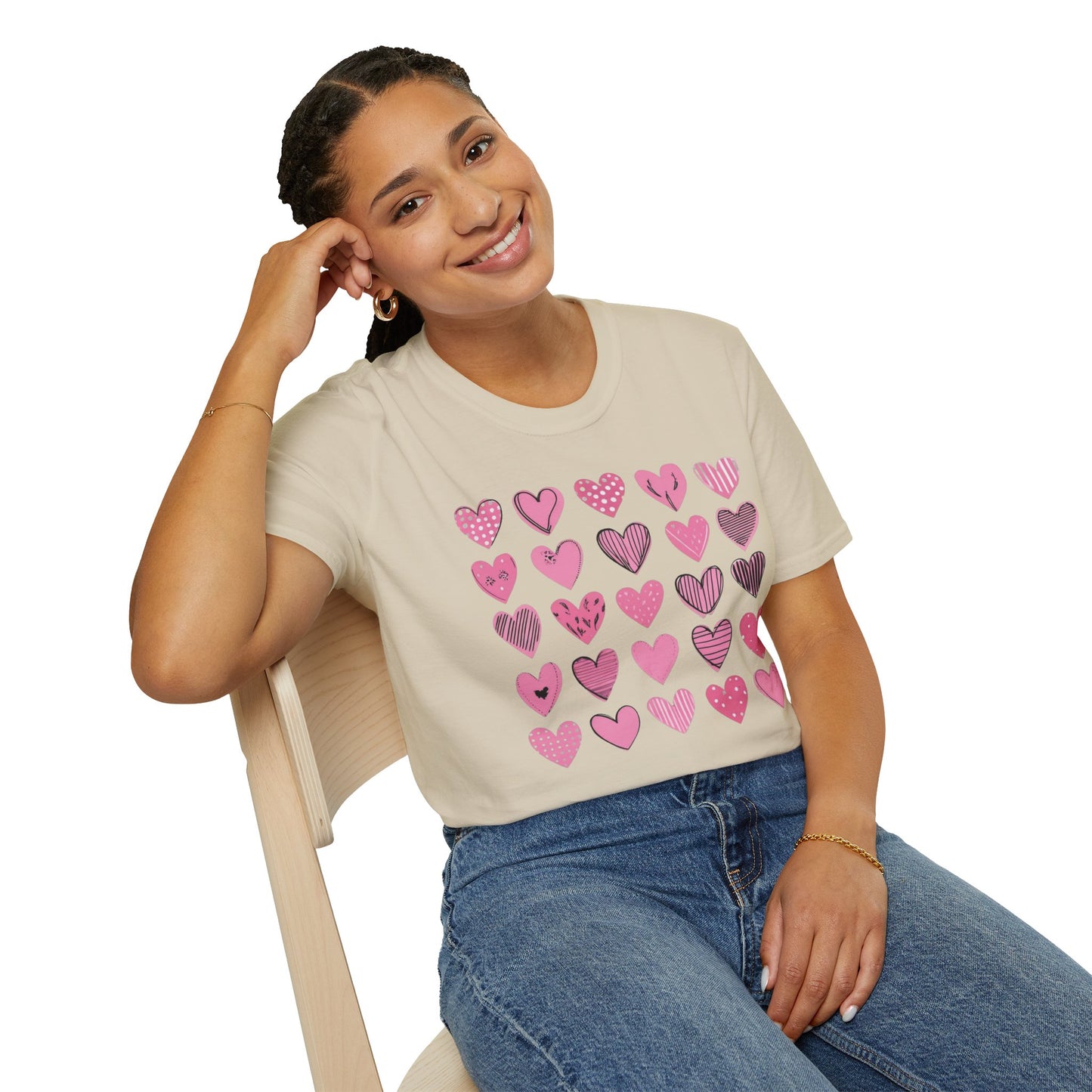 Hearts - Unisex Softstyle T-Shirt