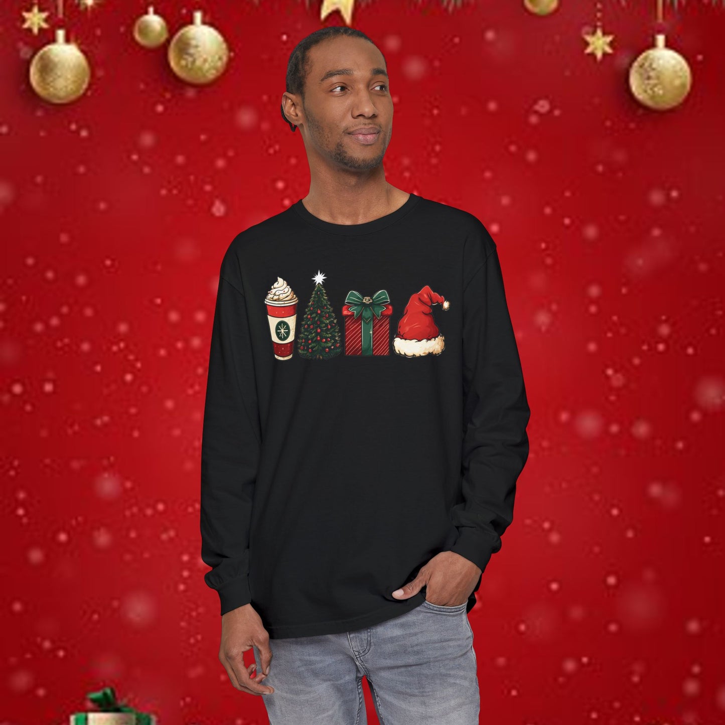 Christmas Icons Long Sleeve T-Shirt