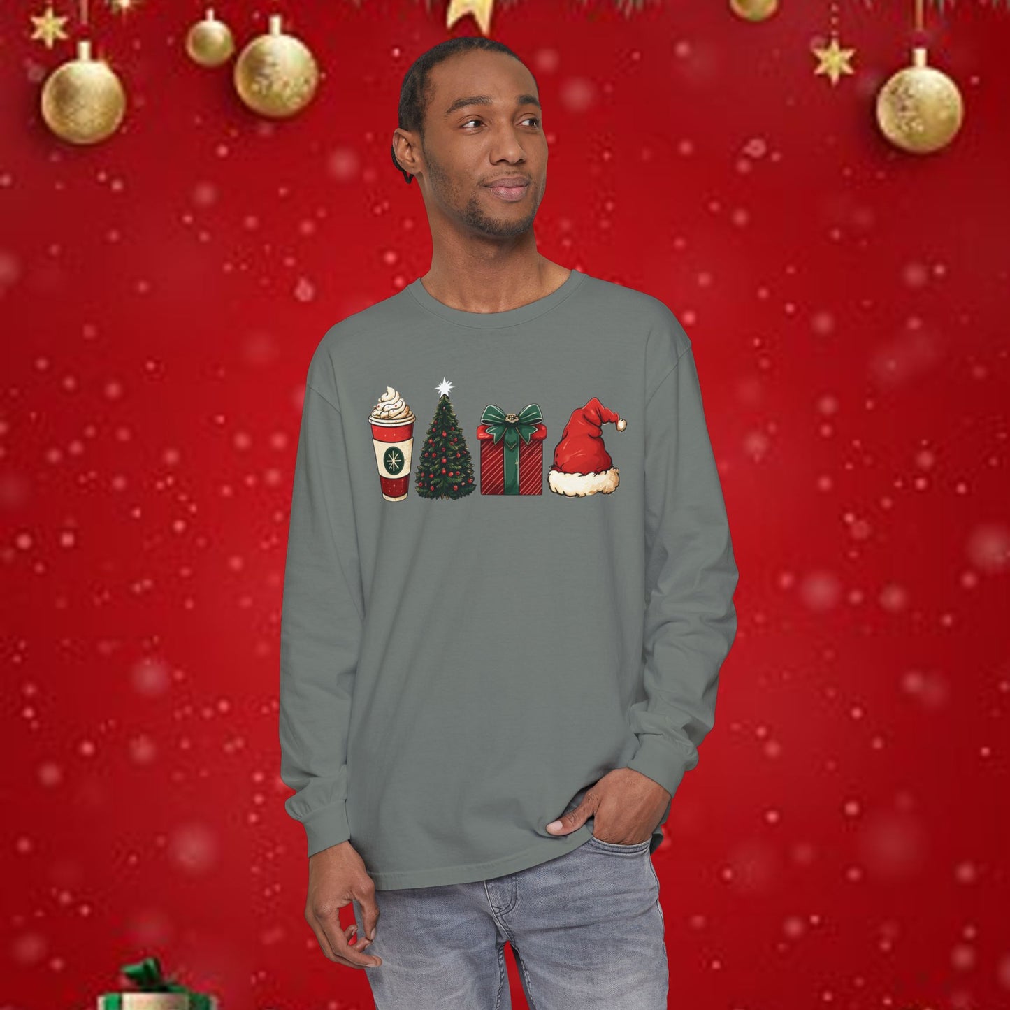 Christmas Icons Long Sleeve T-Shirt