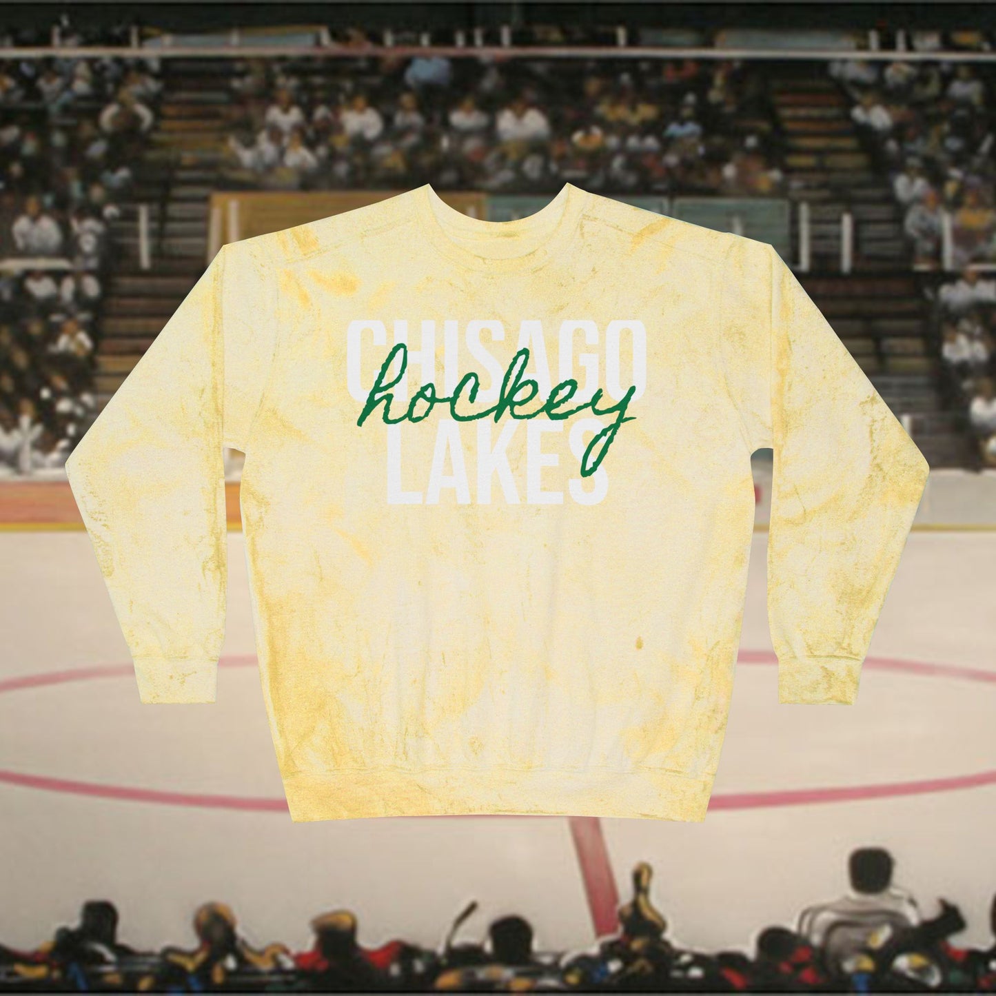 Central MN (1) High School Hockey - Tie Dye Sweatshirt