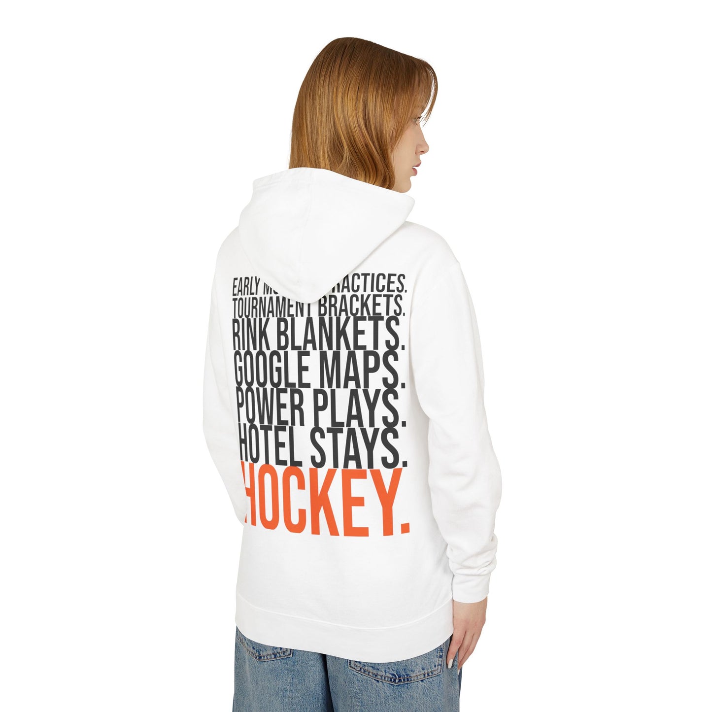 High School Hockey Grandma Lightweight Hoodie