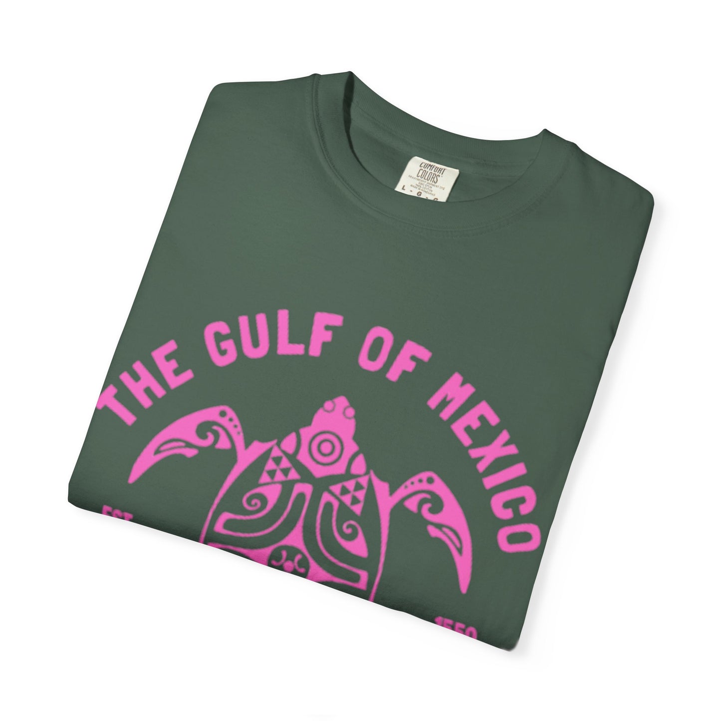 Gulf of Mexico Graphic T-Shirt (PinkText)