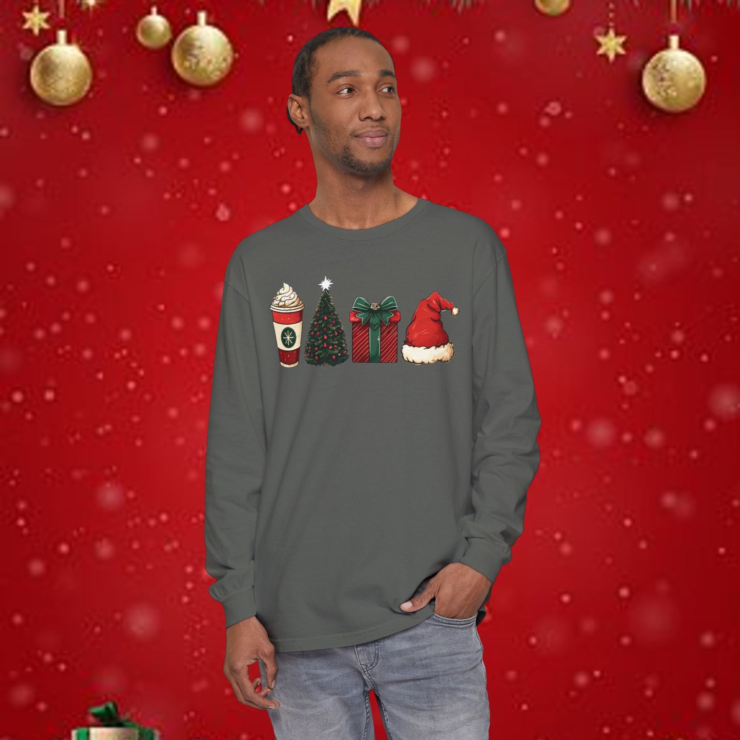 Christmas Icons Long Sleeve T-Shirt