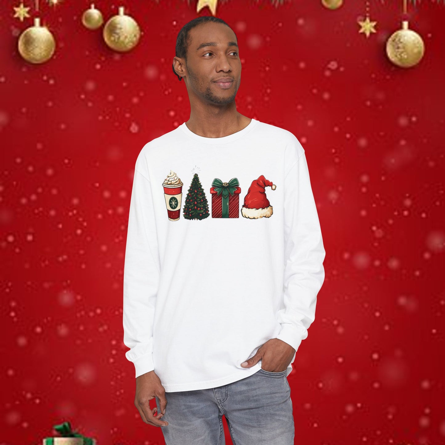 Christmas Icons Long Sleeve T-Shirt
