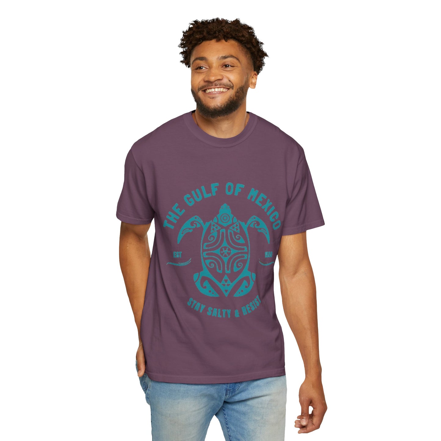 Gulf of Mexico Graphic T-Shirt (Teal Text)