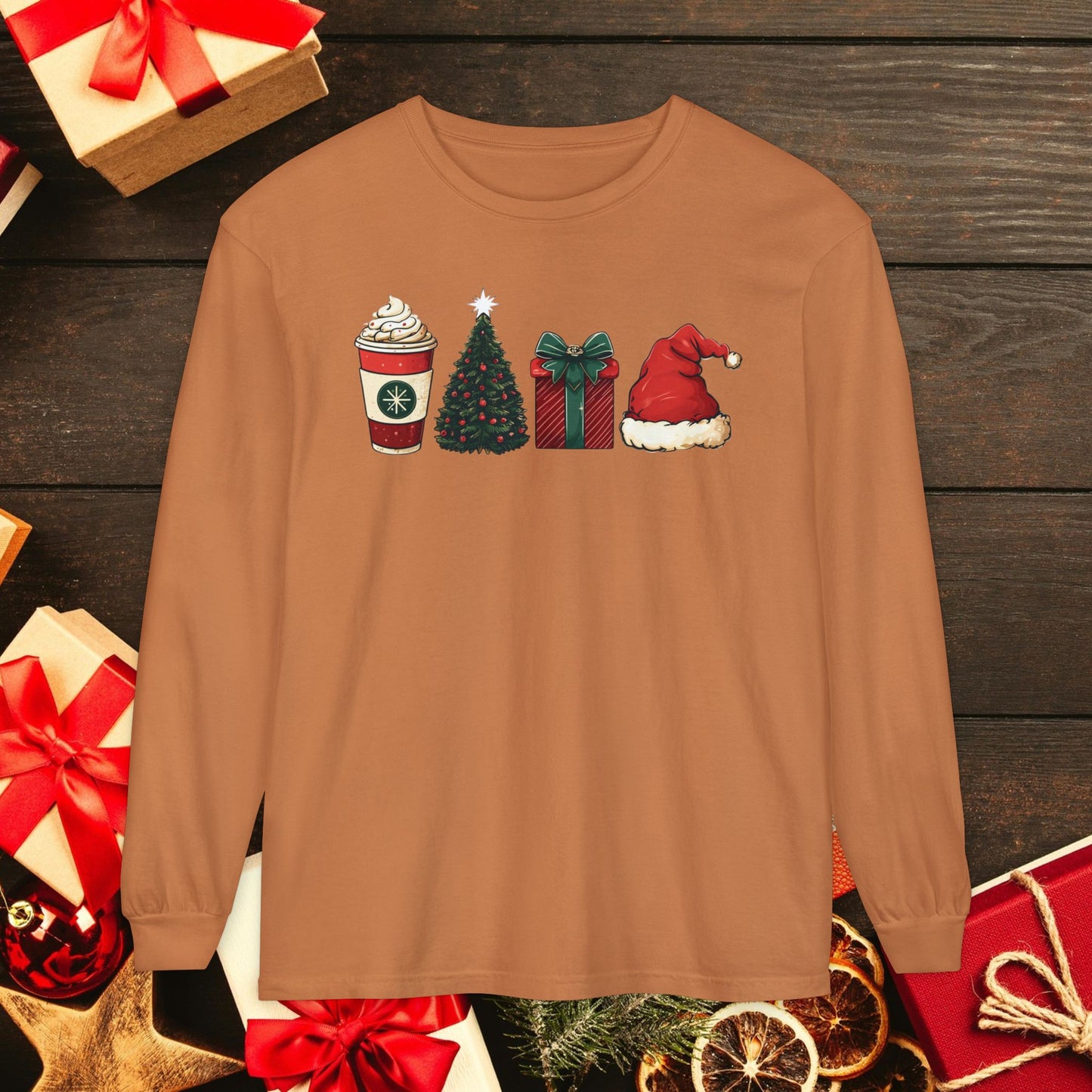 Christmas Icons Long Sleeve T-Shirt