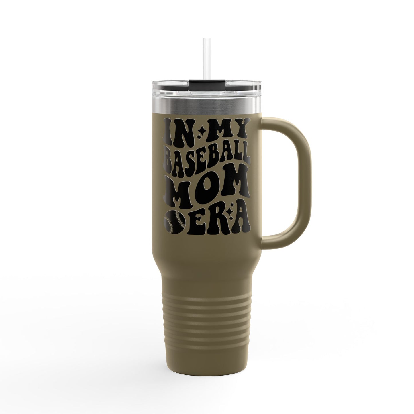 Baseball Mom Era Insulated Travel Mug - 40oz