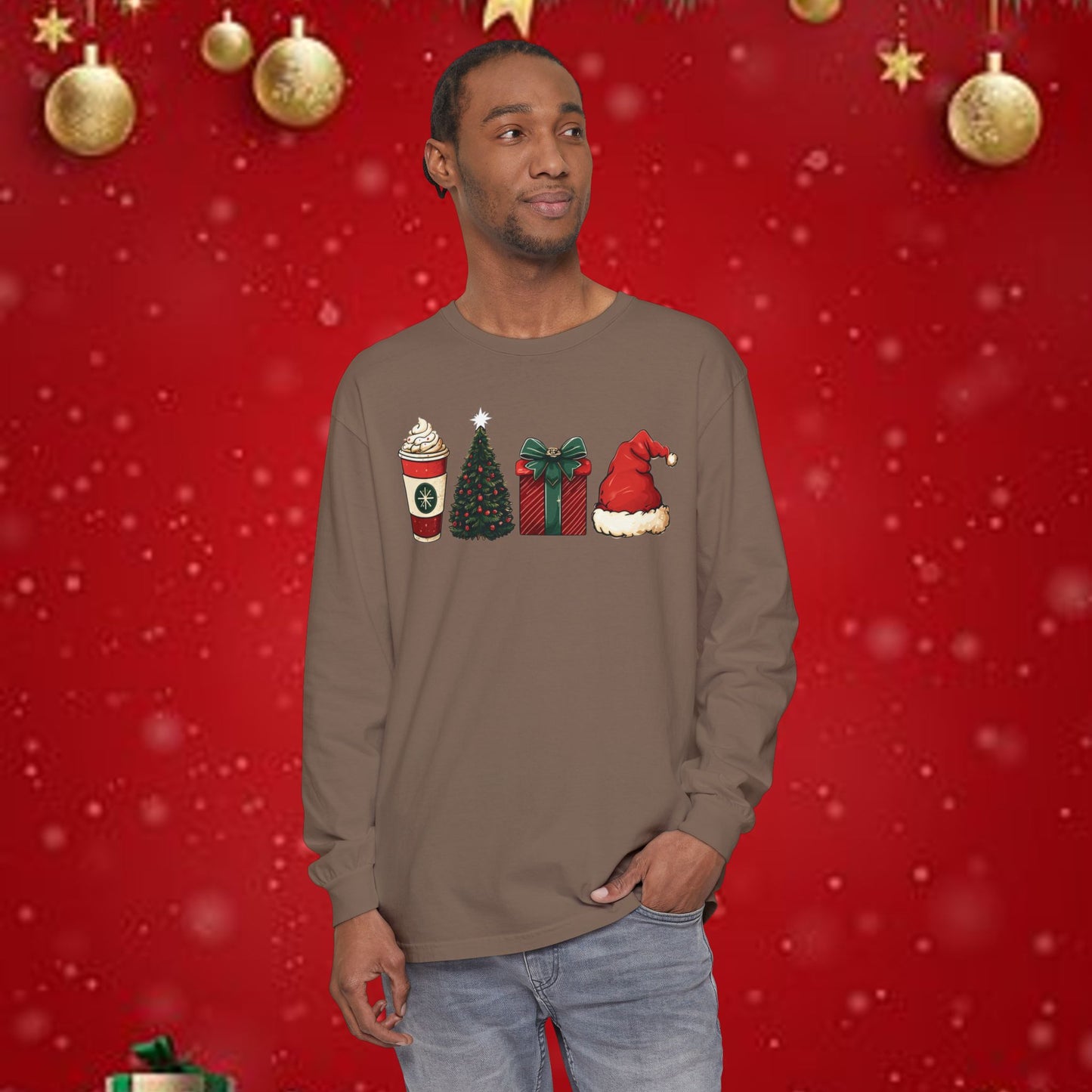 Christmas Icons Long Sleeve T-Shirt