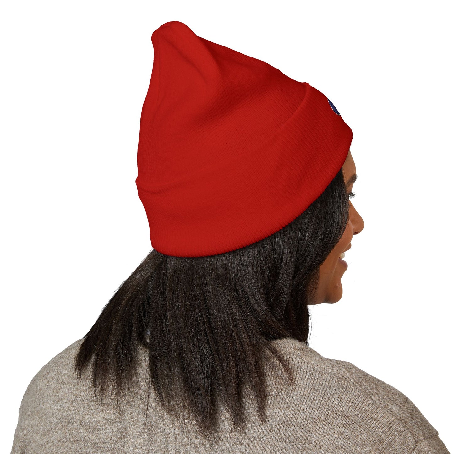 C-I Embroidered Classic Cuffed Beanie