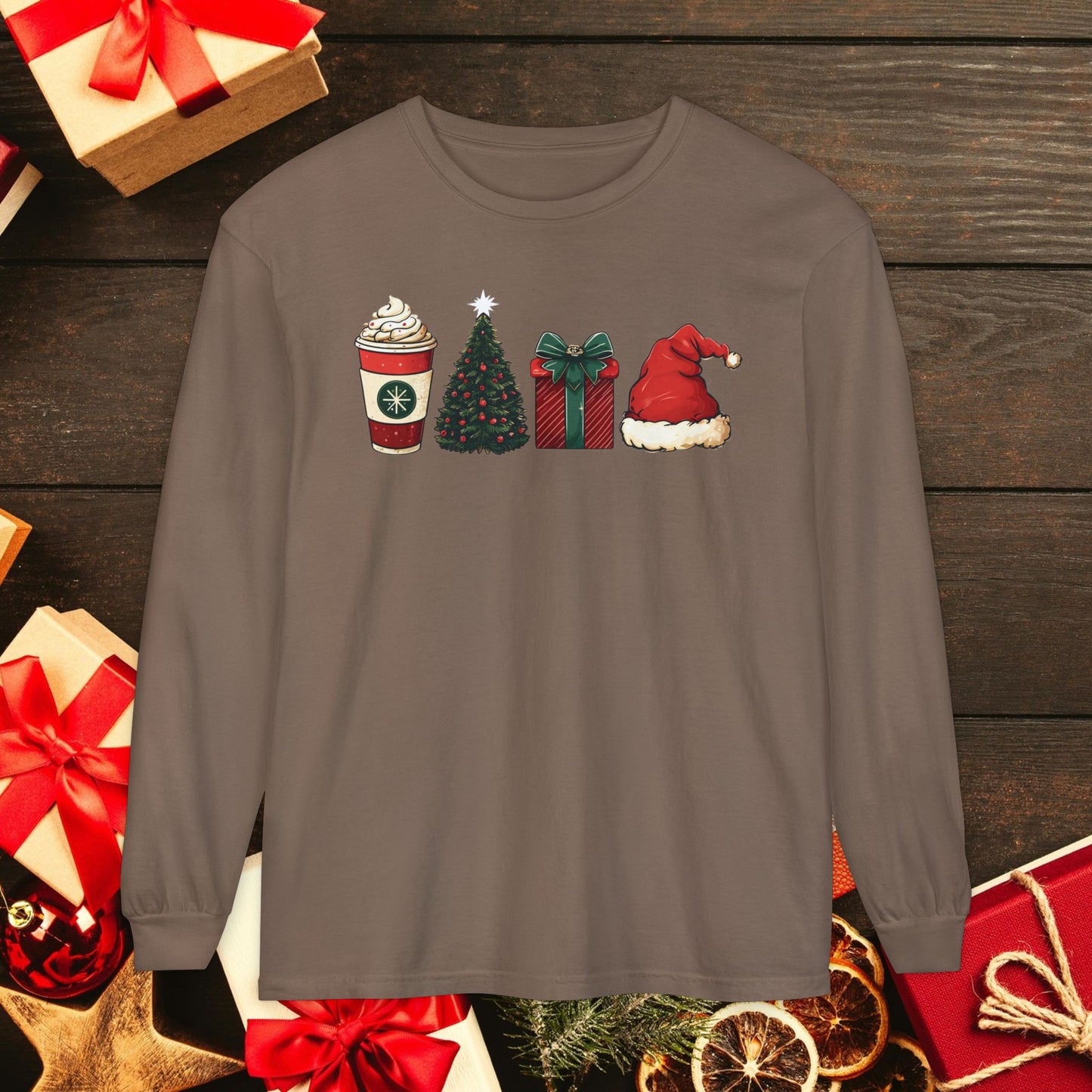 Christmas Icons Long Sleeve T-Shirt