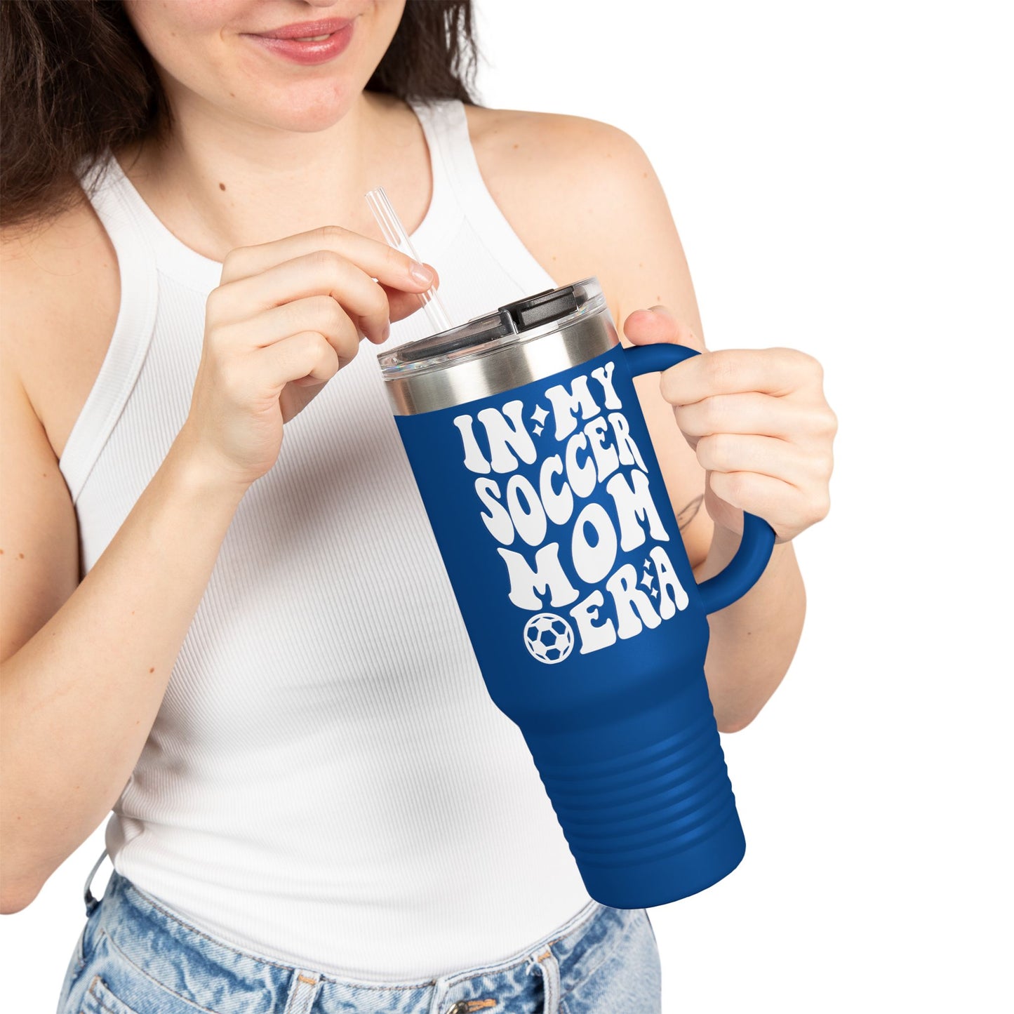 Soccer Mom Era Insulated Travel Mug - 40oz