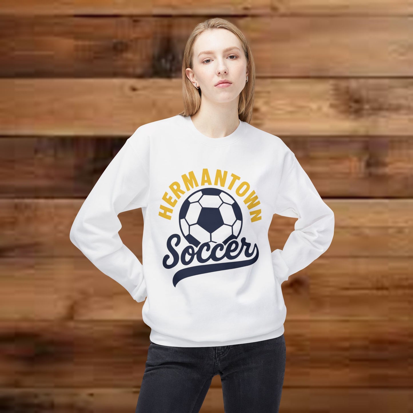 Hermantown Soccer - Crewneck Sweatshirt
