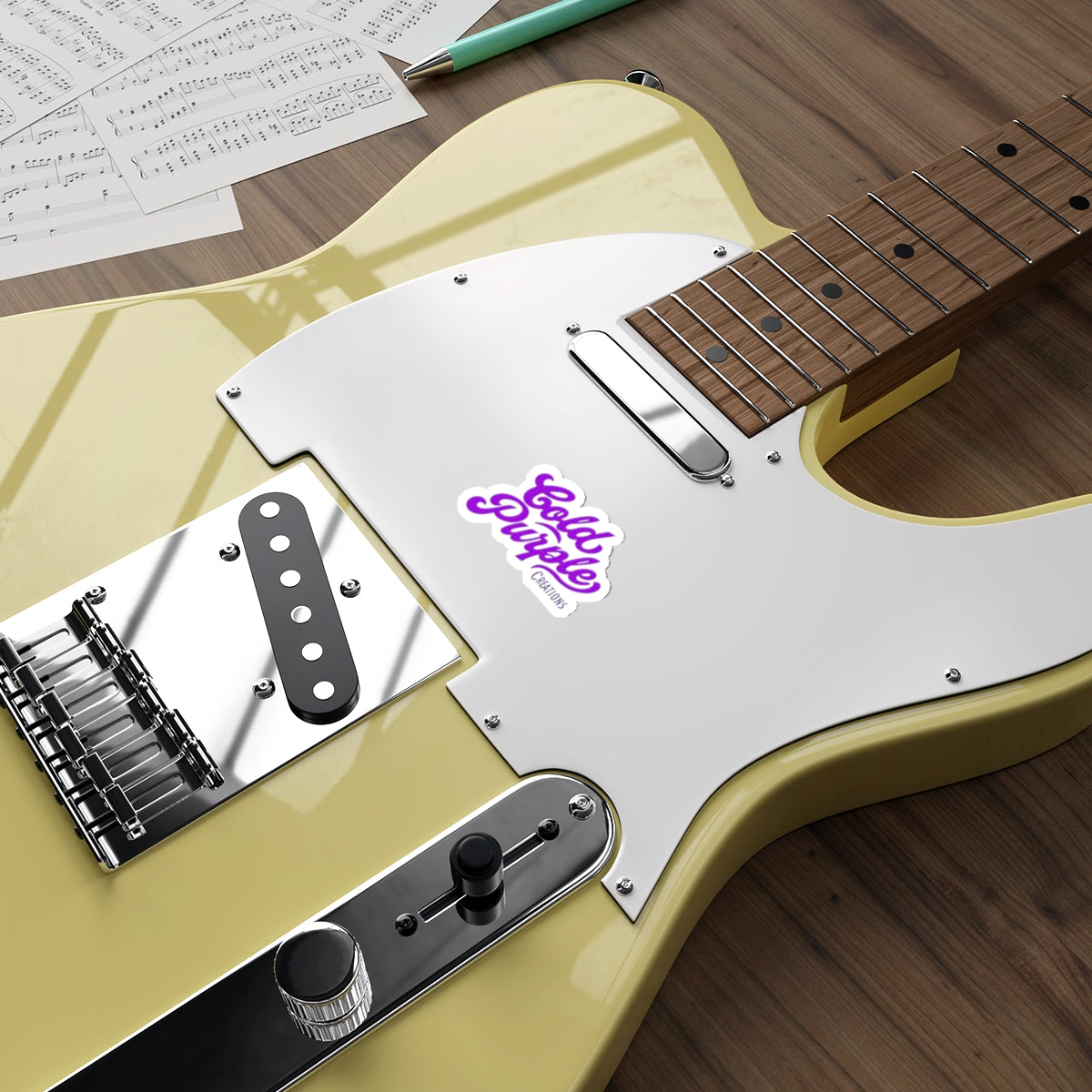 Cold Purple Creations Die-Cut Stickers