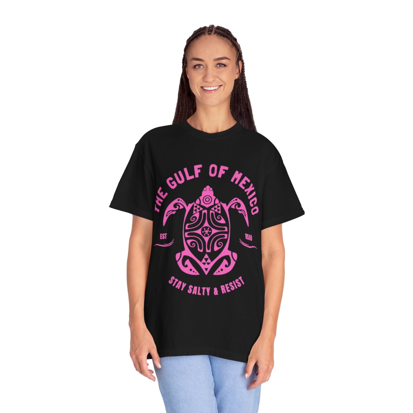 Gulf of Mexico Graphic T-Shirt (PinkText)